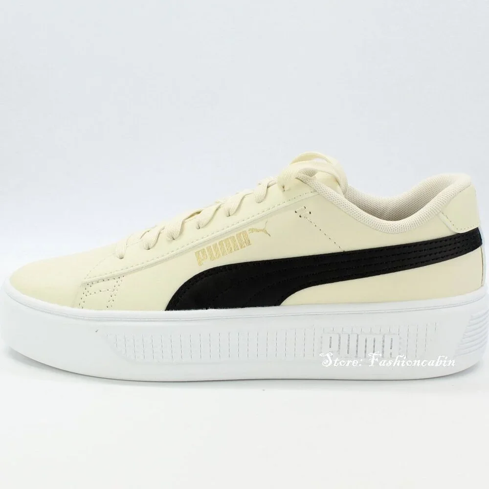 New Puma Smash V3 Platform Sneaker Women's 10 -Comfy for Daily & Streetwear